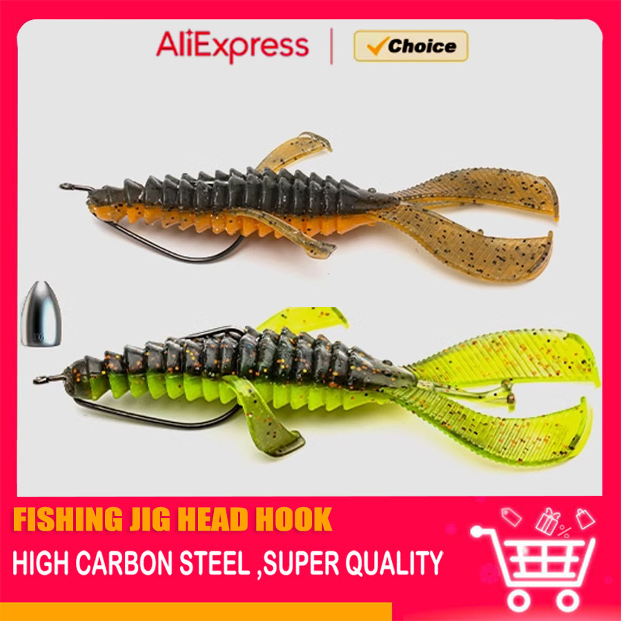 Fishing Lure Spinnerbait - Mrlurion 8cm 12cm Fishing soft PVC