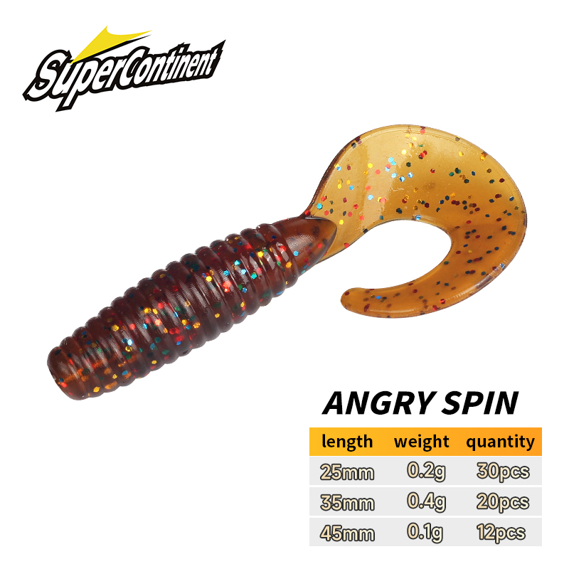 Supercontinent Soft Bait angry - огляд і ціна Fishing Lure Soft Plastic