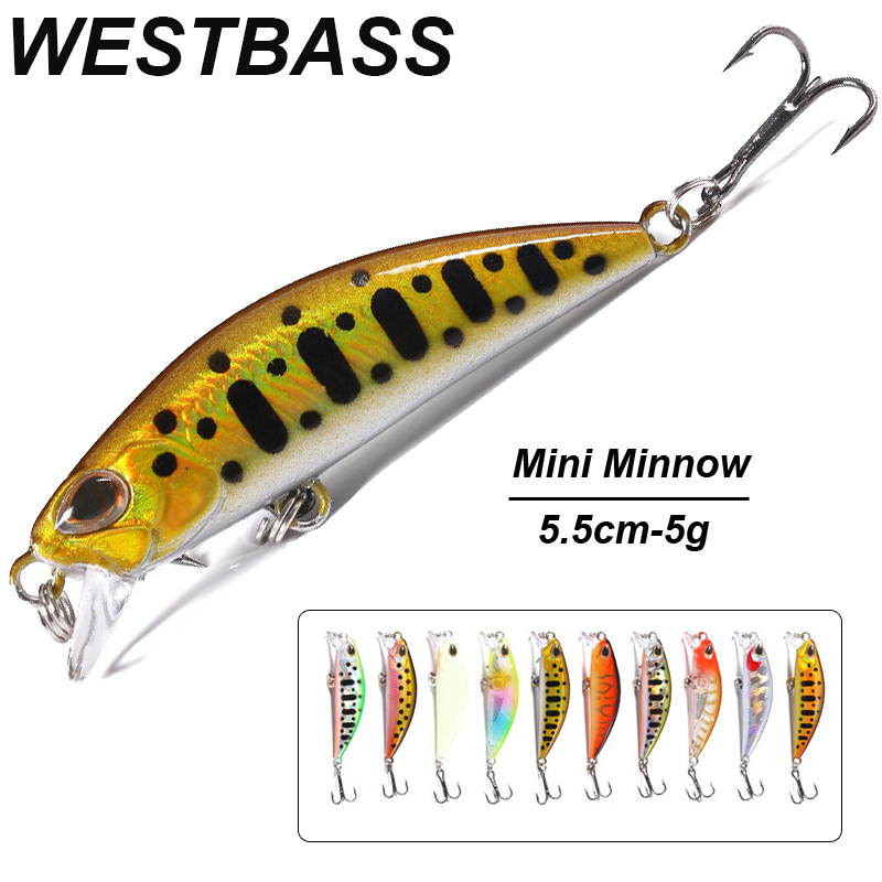 WESTBASS 1PX Micro Minnow Lure - огляд і ціна Fishing Lure Jerkbait