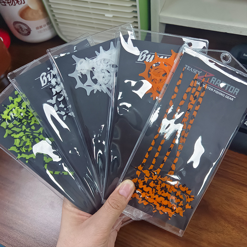 TEASER 5pcs SKIRT-18 145mm Sil - огляд і ціна Fishing Lure Jig