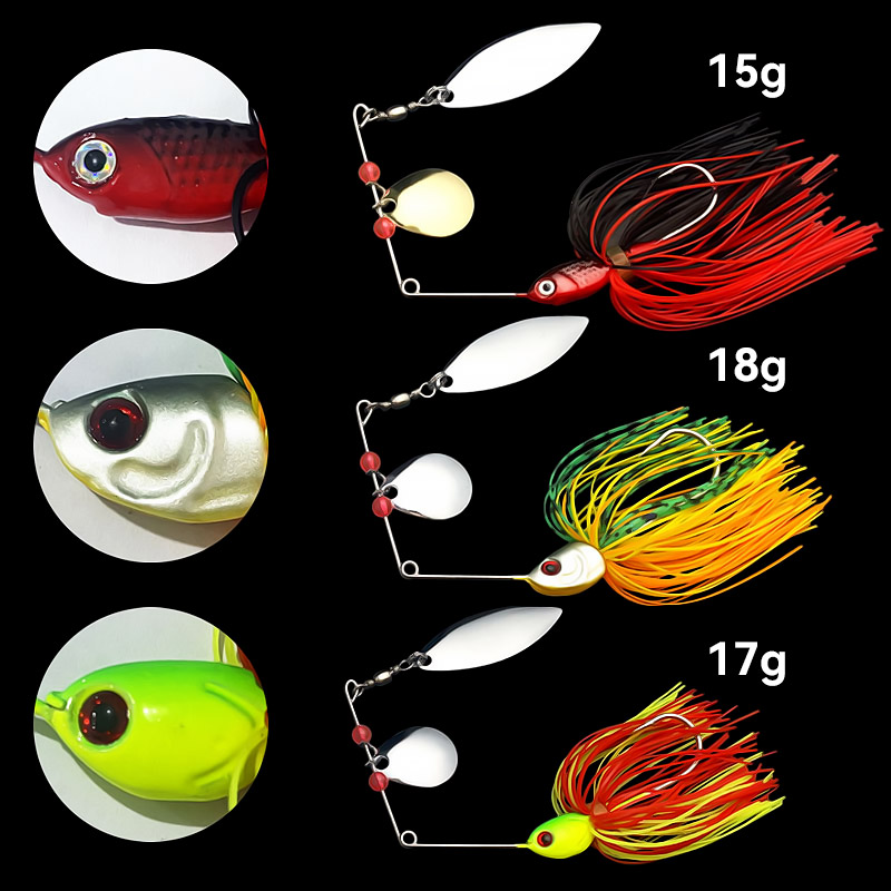 Bazooka 15g 18g Spinnerbait Fi - огляд і ціна Fishing Lure Spoon
