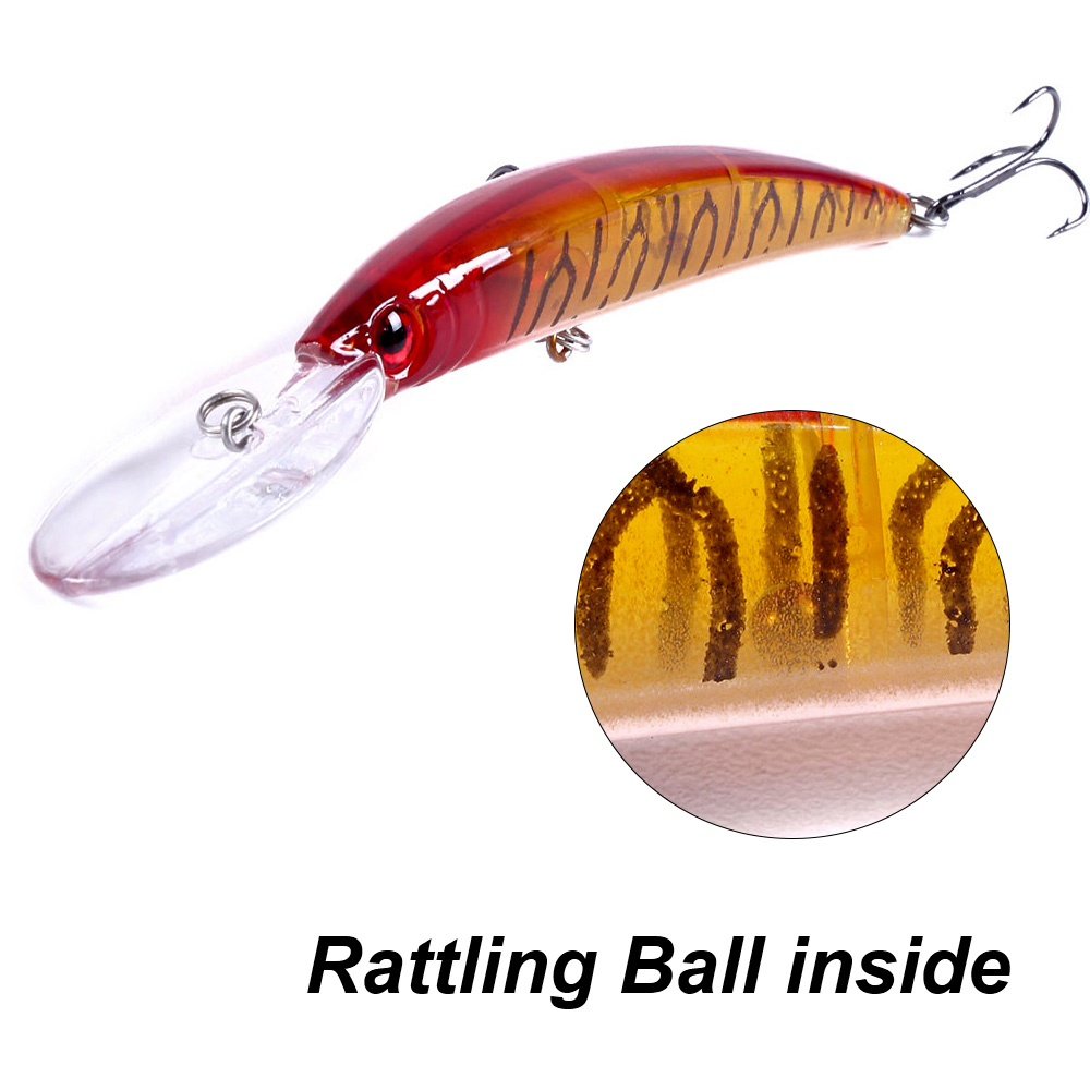 1PCS 15cm 15g  Deep Diving Jer - огляд і ціна Fishing Lure Spinnerbait