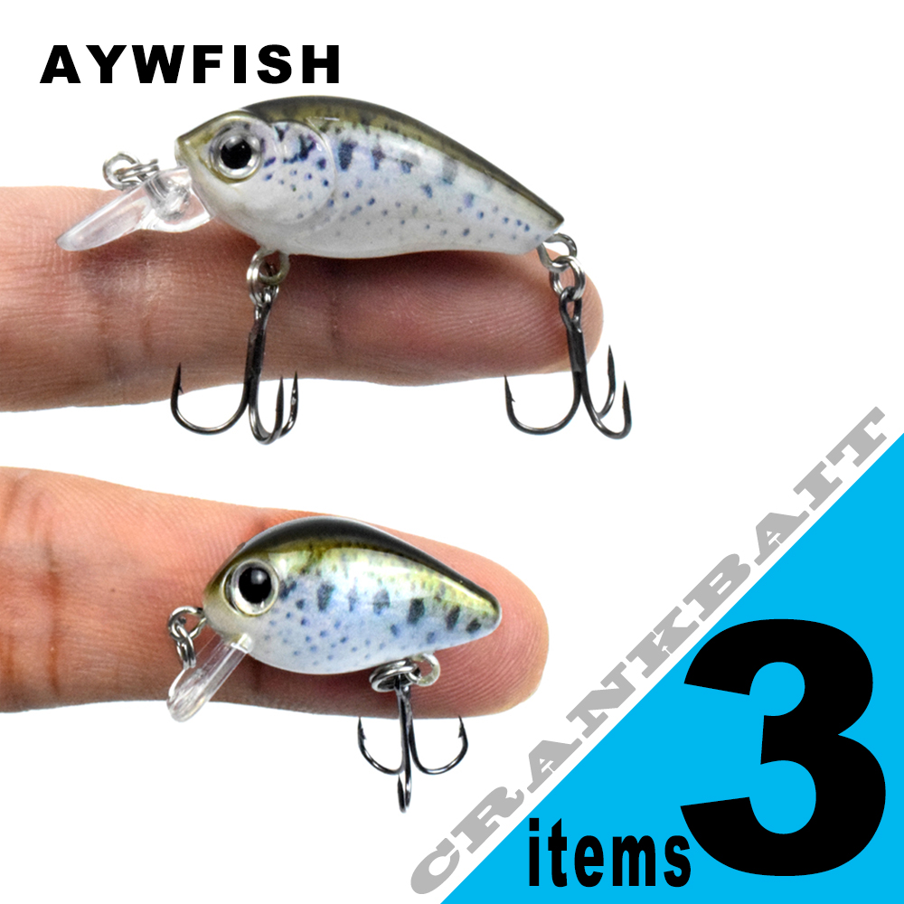 AYWFISH 2.8CM/4CM/4.5CM Small  - огляд і ціна Fishing Lure Crankbait