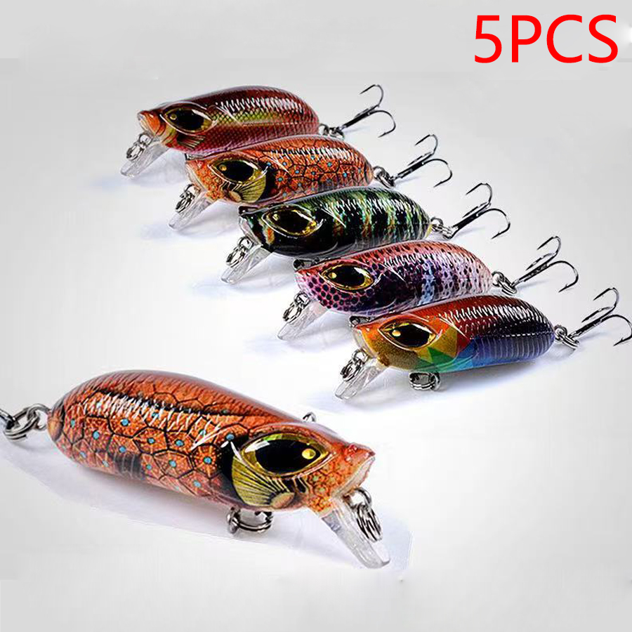 5PCS Floating Artificial Bait  - огляд і ціна Fishing Lure Spinnerbait