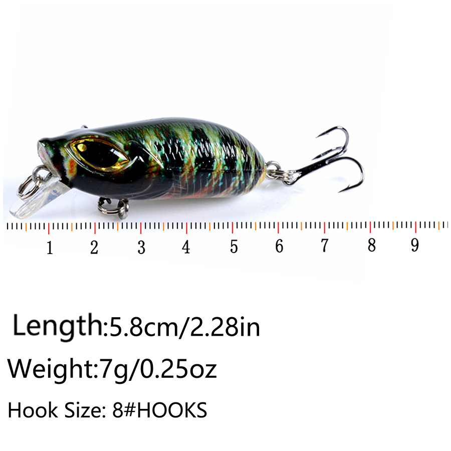 5PCS Floating Artificial Bait  - огляд і ціна Fishing Lure Spinnerbait