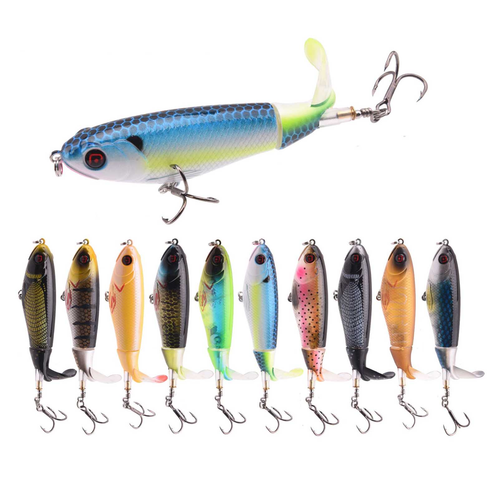 10.5cm/17g Propeller Tractor T - огляд і ціна Fishing Lure Topwater