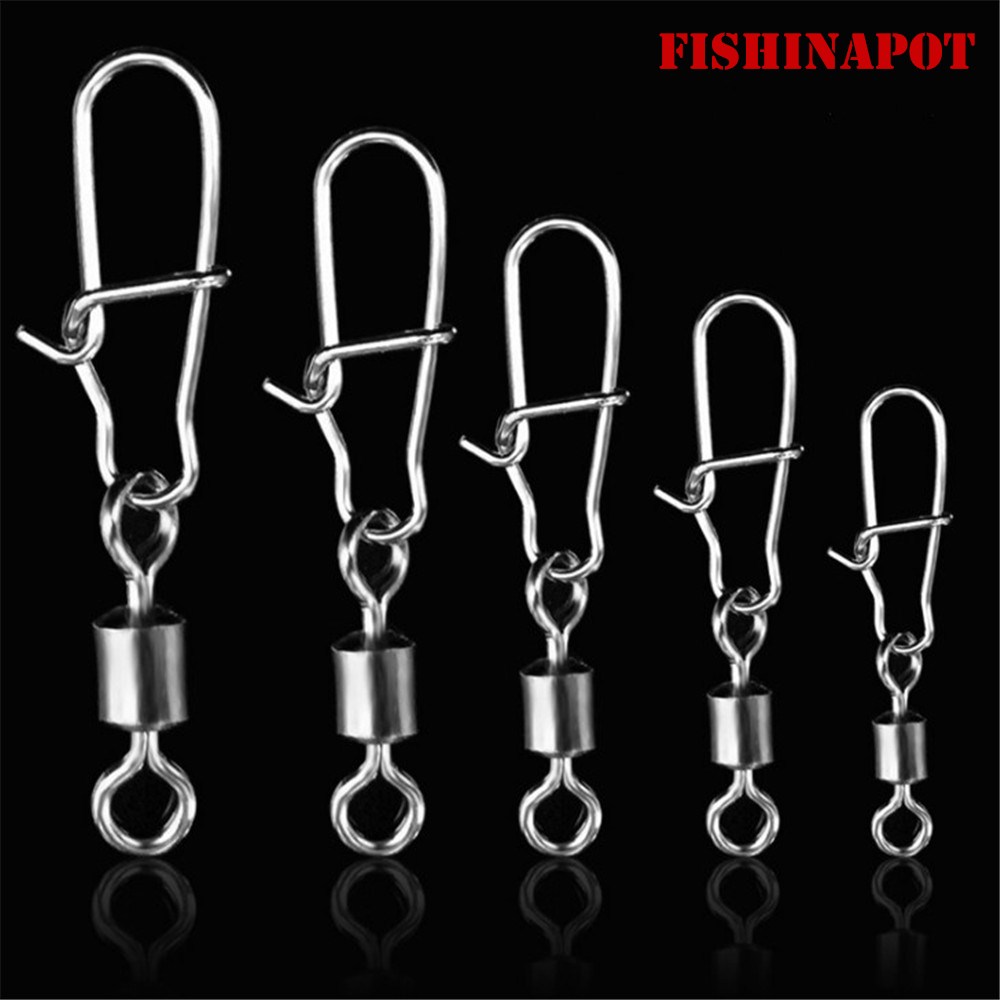 FISHINAPOT 30pcs/lot 2#-10# St - огляд і ціна Fishing Lure Spinnerbait