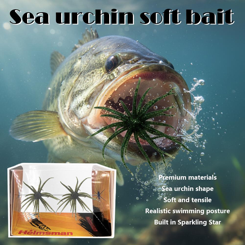 Floating TPR Sea Urchin Spiky  - огляд і ціна Fishing Lure Spinnerbait