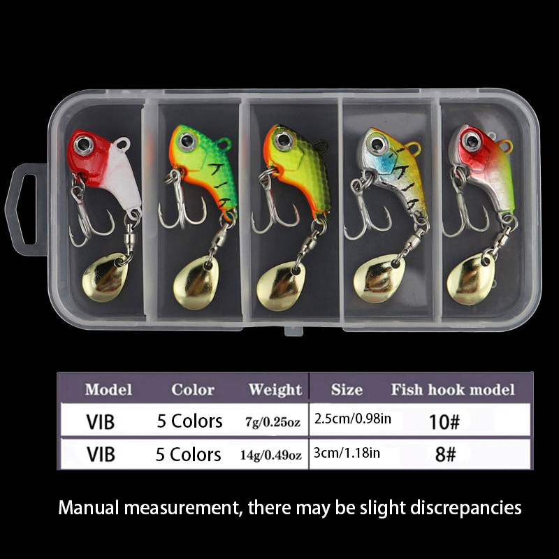 5pcs Fishing Lure Set Wobbler  - огляд і ціна Fishing Lure Spoon