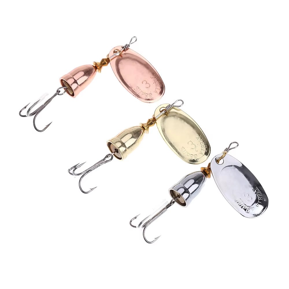 1pc Spinner Metal Lure Brass H - огляд і ціна Fishing Lure Spinnerbait