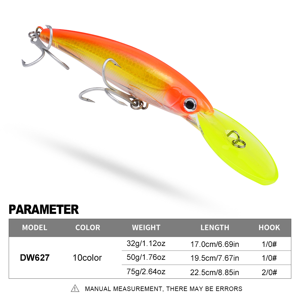 1PC 32g 50g 75g Big Floating M - огляд і ціна Fishing Lure Topwater