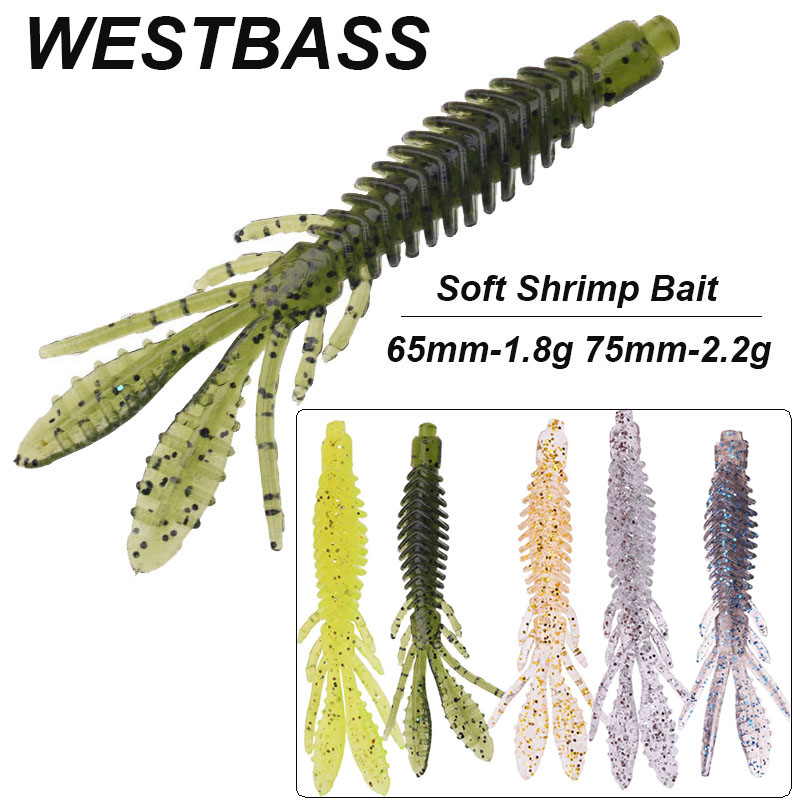 WESTBASS 5PCS Soft Larva Baits - огляд і ціна Fishing Lure Soft Plastic
