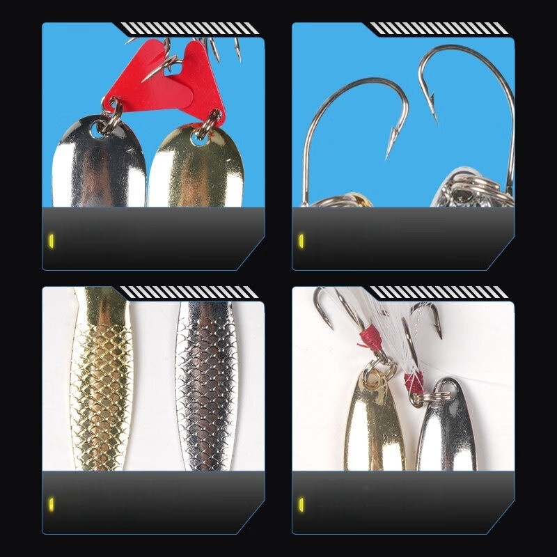 Fishing Lure Kit 16 Pcs Sets T - огляд і ціна Fishing Lure Spoon