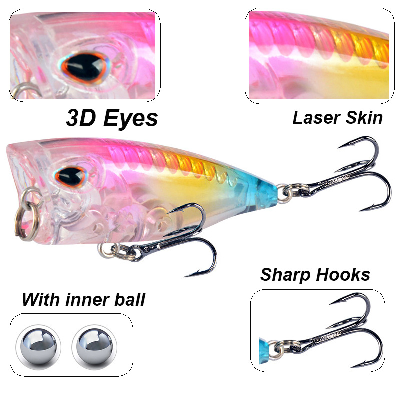 YUCONG 1PC Mini Popper Fishing - огляд і ціна Fishing Lure Topwater
