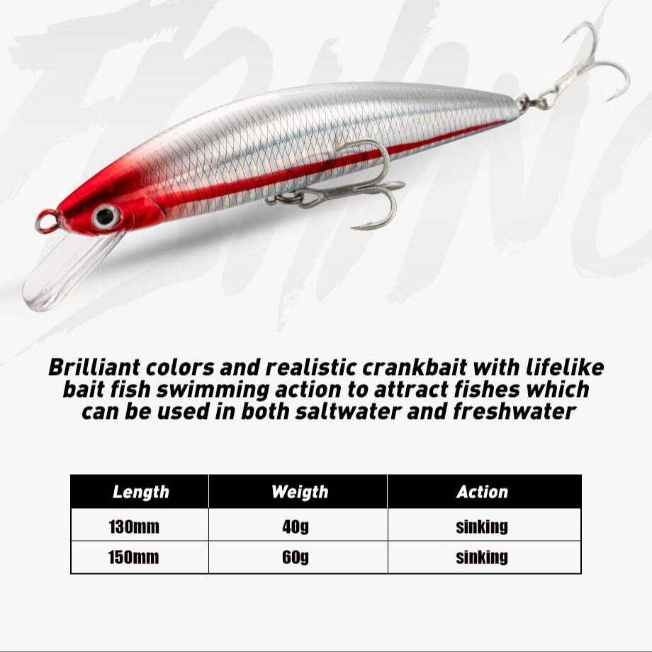 Fishing Lure Sinking Minnow 13 - огляд і ціна Fishing Lure Jerkbait